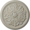 Ekena Millwork Swindon Ceiling Medallion (Fits Canopies up to 2 7/8"), 16 7/8"OD x 1 1/2"P, Pot of Cream Crackle CM16SWPCC - alternate 1